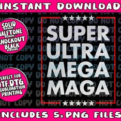 super ultra mega maga trump liberal supporter republican