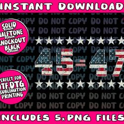 pro trump 2024 back the blue thin blue line american flag