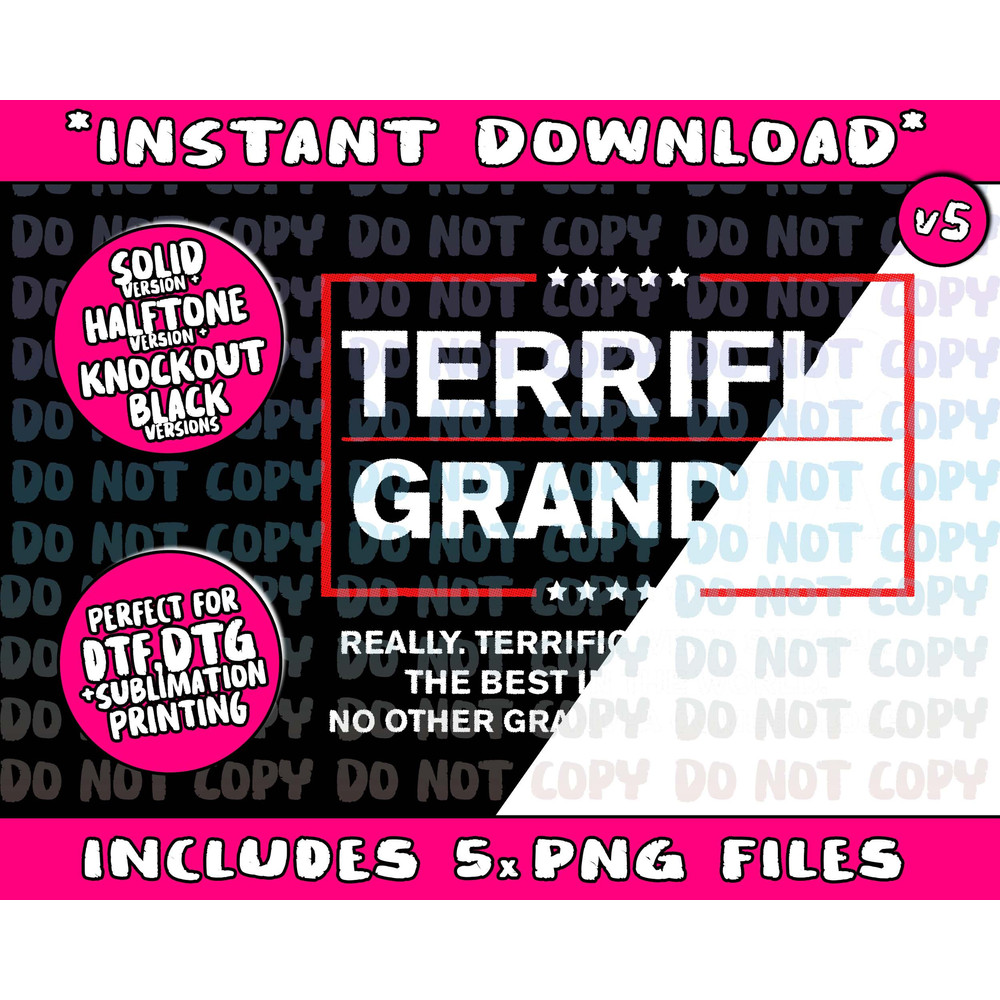 Terrific Grandpa - Funny Donald Trump Campaign Style - 5.jpg