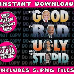 the good trump the bad biden the good the bad the ugly