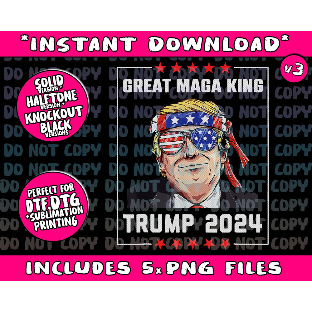 The Great Maga King Funny Trump Ultra Maga King Trump 2024 - 1.jpg