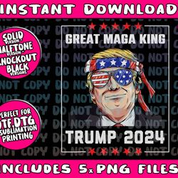 the great maga king funny trump ultra maga king trump 2024