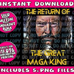 the return of the great maga king ultra maga trump design