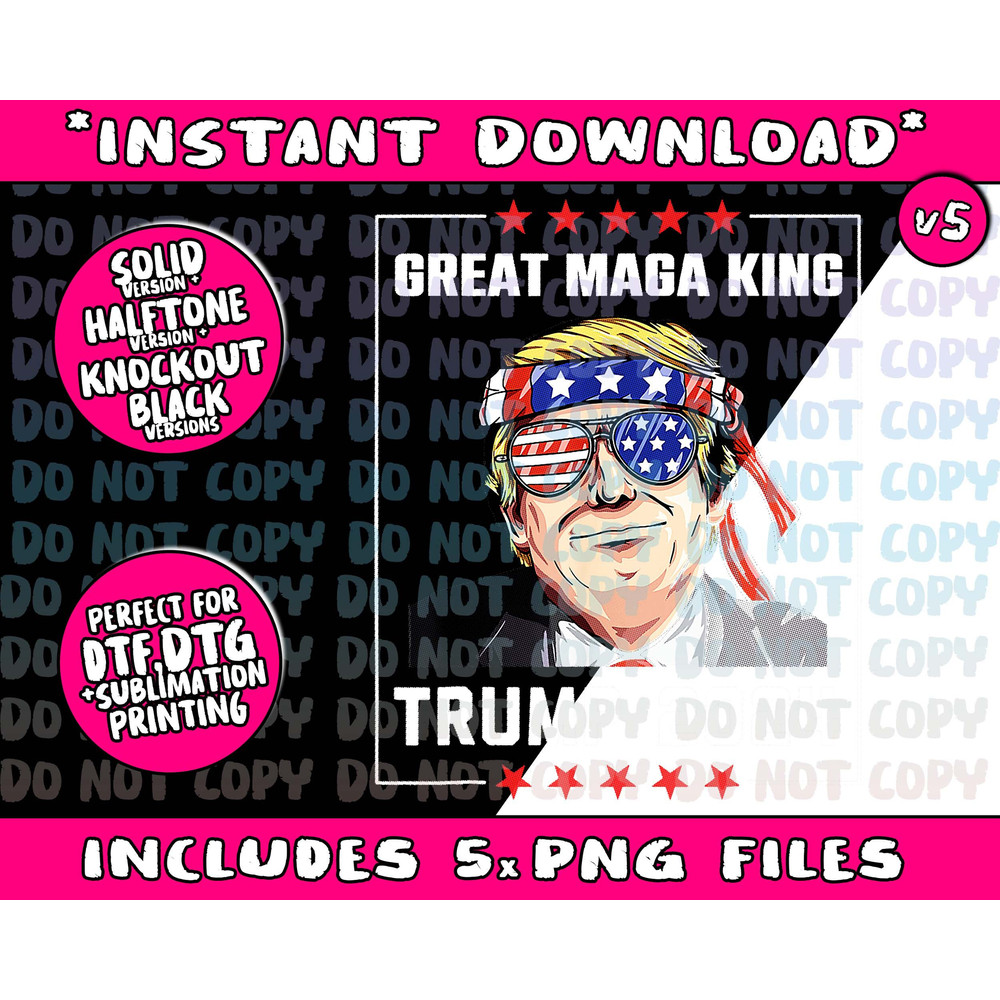The Great Maga King Funny Trump Ultra Maga King Trump 2024 - 5.jpg