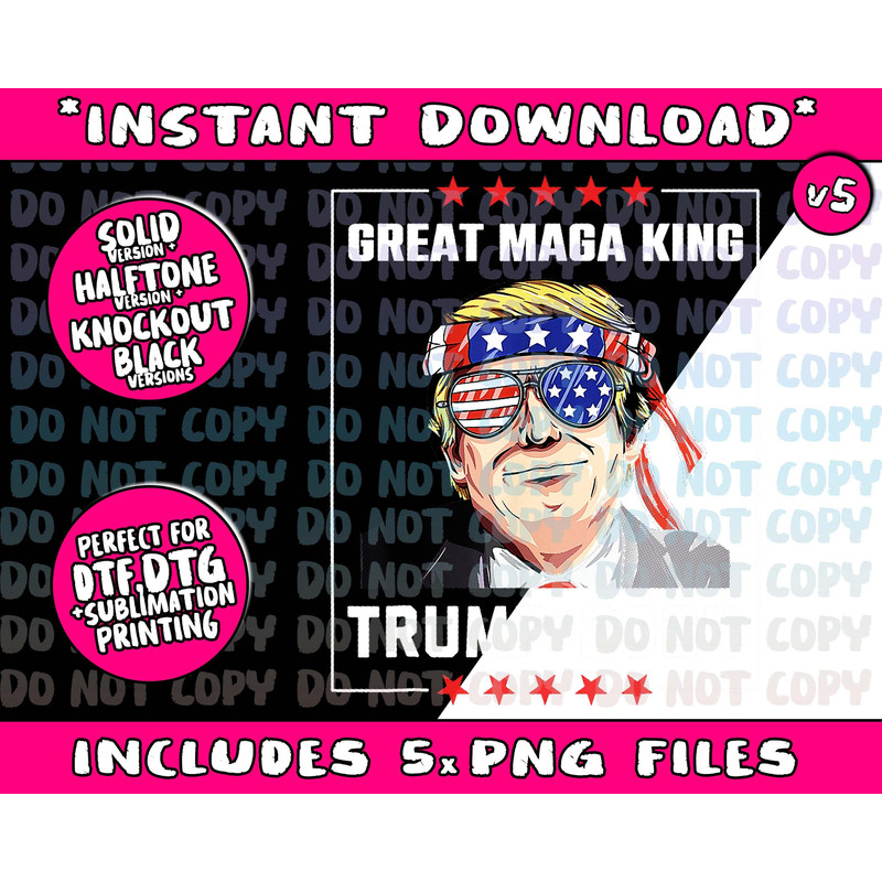 The Great Maga King Funny Trump Ultra Maga King Trump 2024 - 5.jpg