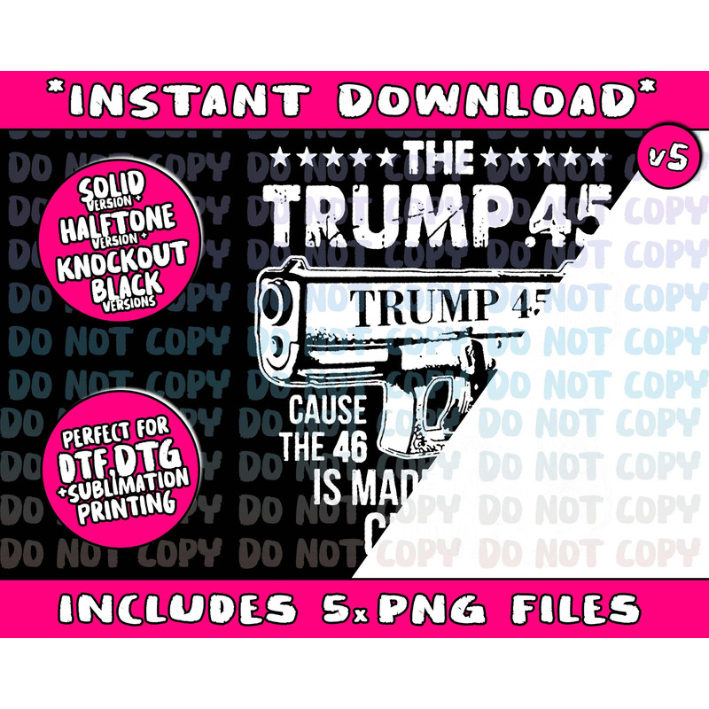 The Trump 45 Cause The 46 Is Made In China Tank Top - 5.jpg
