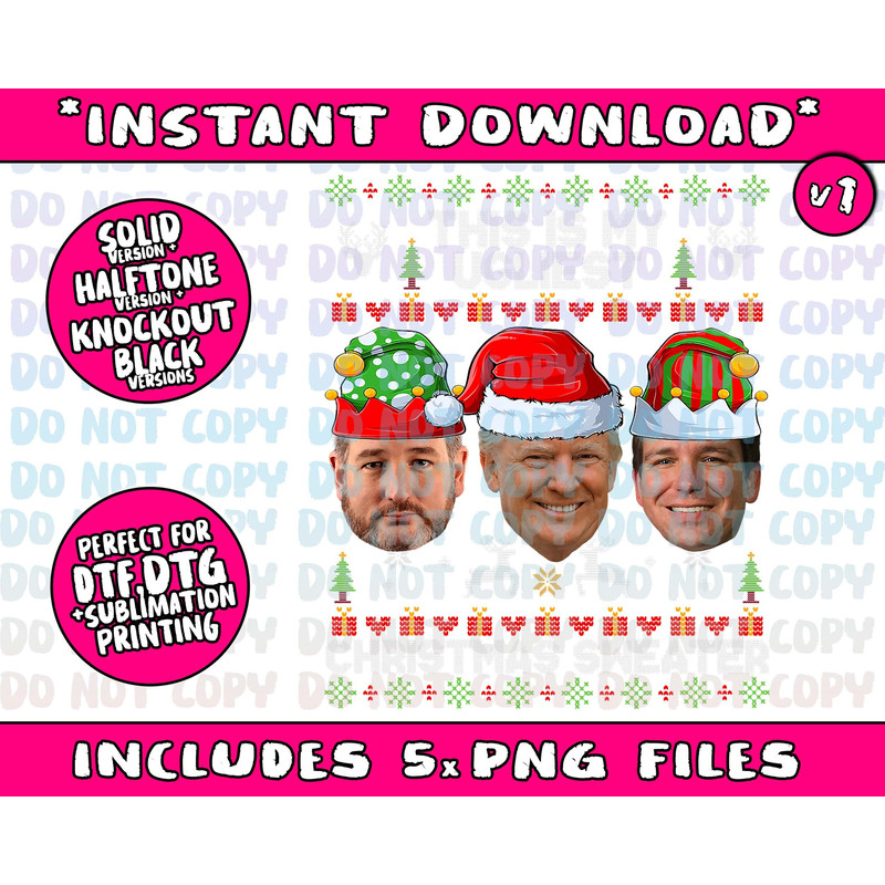 This Is My Ugliest Christmas Sweater Trump DeSantis Cruz - 2.jpg