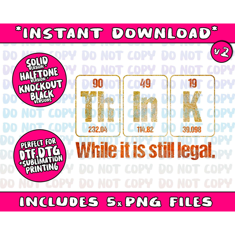 Think While It Is Still Legal Anti-Trump Political - 3.jpg