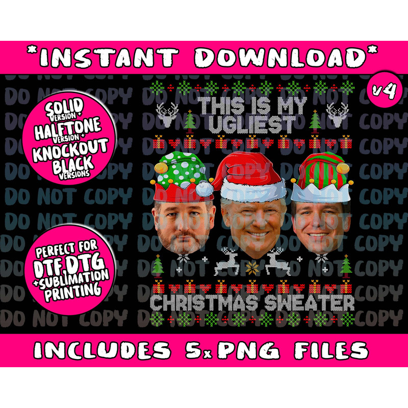 This Is My Ugliest Christmas Sweater Trump DeSantis Cruz - 4.jpg