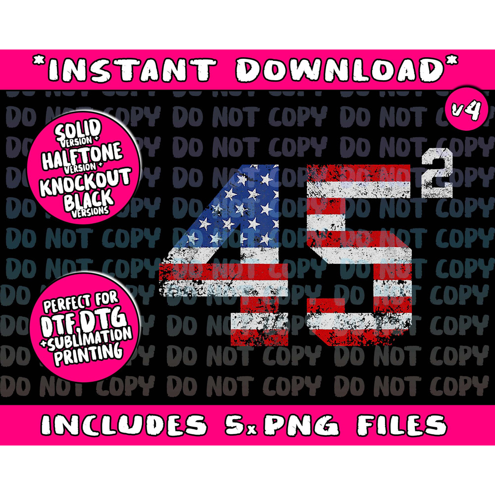 45 Squared Trump 2024 Second Term USA Vintage Png Bundle, Trending Png, Popular Printable - 4.jpg