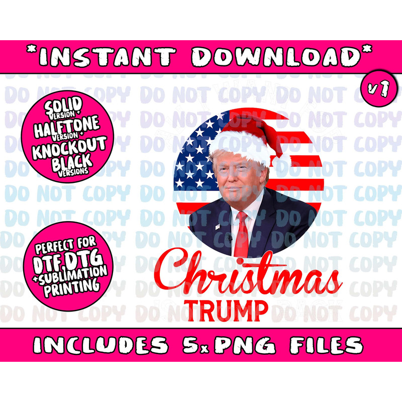 All I Want For Christmas Is Trump Back And New President Png Bundle, Trending Png, Popular Printable - 2.jpg