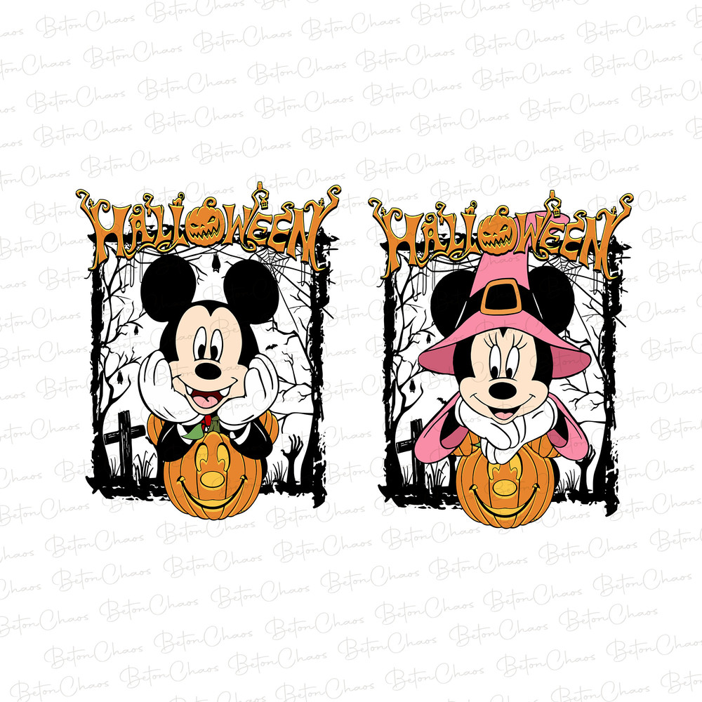 Bundle Halloween Mouse And Friends PNG, Halloween png, Spooky png, Trick Or Treat png, Halloween Boo png, Spooky png Cut File - 1.jpg