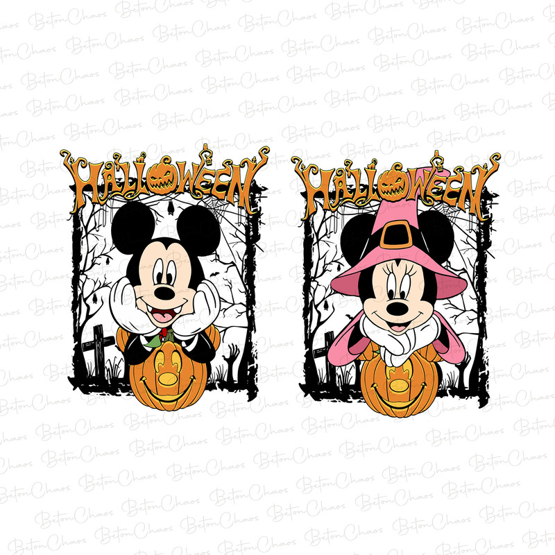 Bundle Halloween Mouse And Friends PNG, Halloween png, Spooky png, Trick Or Treat png, Halloween Boo png, Spooky png Cut File - 1.jpg
