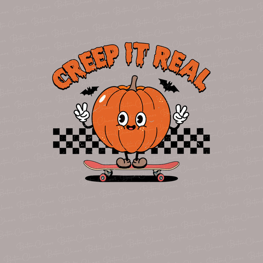 Creep it Real PNG Retro Halloween Creep it Real Vintage Ghost Halloween - 1.jpg