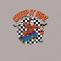creep it real png retro halloween creep it real vintage ghost halloween, halloween sublimation design, horror png,digita