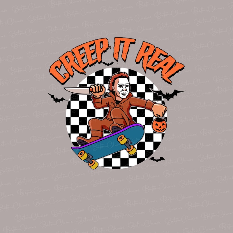 Creep it Real PNG Retro Halloween Creep it Real Vintage Ghost Halloween, Halloween sublimation design, horror png,digital download png - 1.jpg
