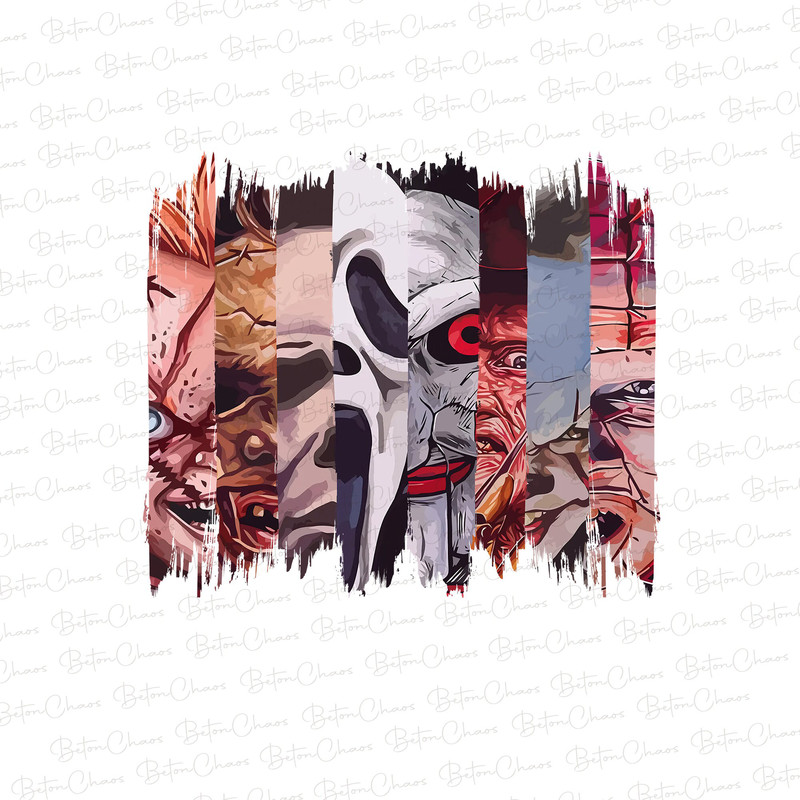Halloween Horror Characters PNG, Horror Png, Halloween Png, Halloween Horror Movie Png, Halloween Killer Png, Halloween Friends Png - 1.jpg