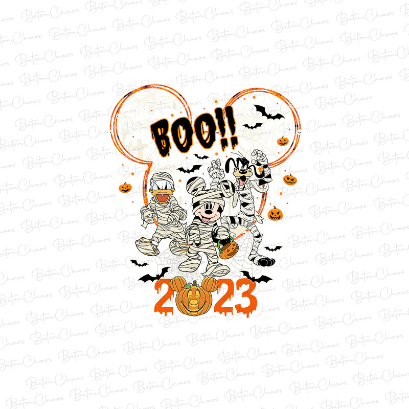 Halloween Mummy Mouse And Friends, Halloween Masquerade, Trick Or Treat png, Spooky Vibes, Boo Png Files For Cricut Sublimation - 1.jpg