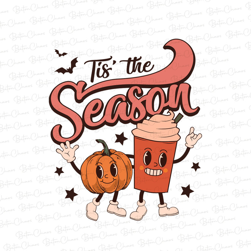 Halloween Png Sublimation Tis the Season Shirt Design, Retro Halloween Png, Kids Sublimation, Kid Shirt Design, Fall Sublimation, png file - 1.jpg