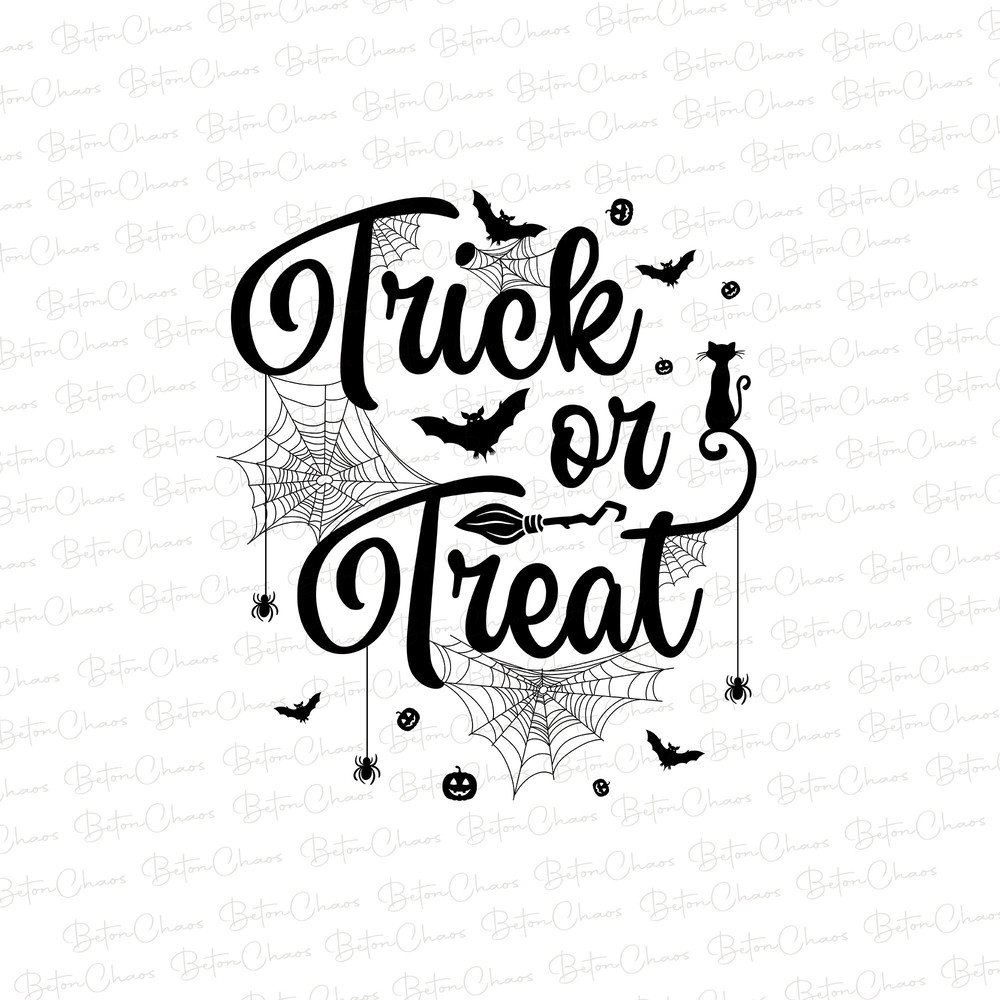 Trick or Treat png, Halloween Digital Download PNG file, Halloween png, Cute Halloween png, Kids Halloween png, Toddler png, retro png, png - 1.jpg