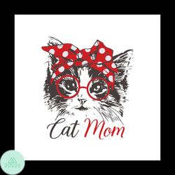 Cat Mom Svg, Mothers Day Svg, Mom Svg, Cat Mom Svg, Cat Svg, Cat Lovers, Cute Cat Svg, Happy Mothers Day Svg, Mother Gif