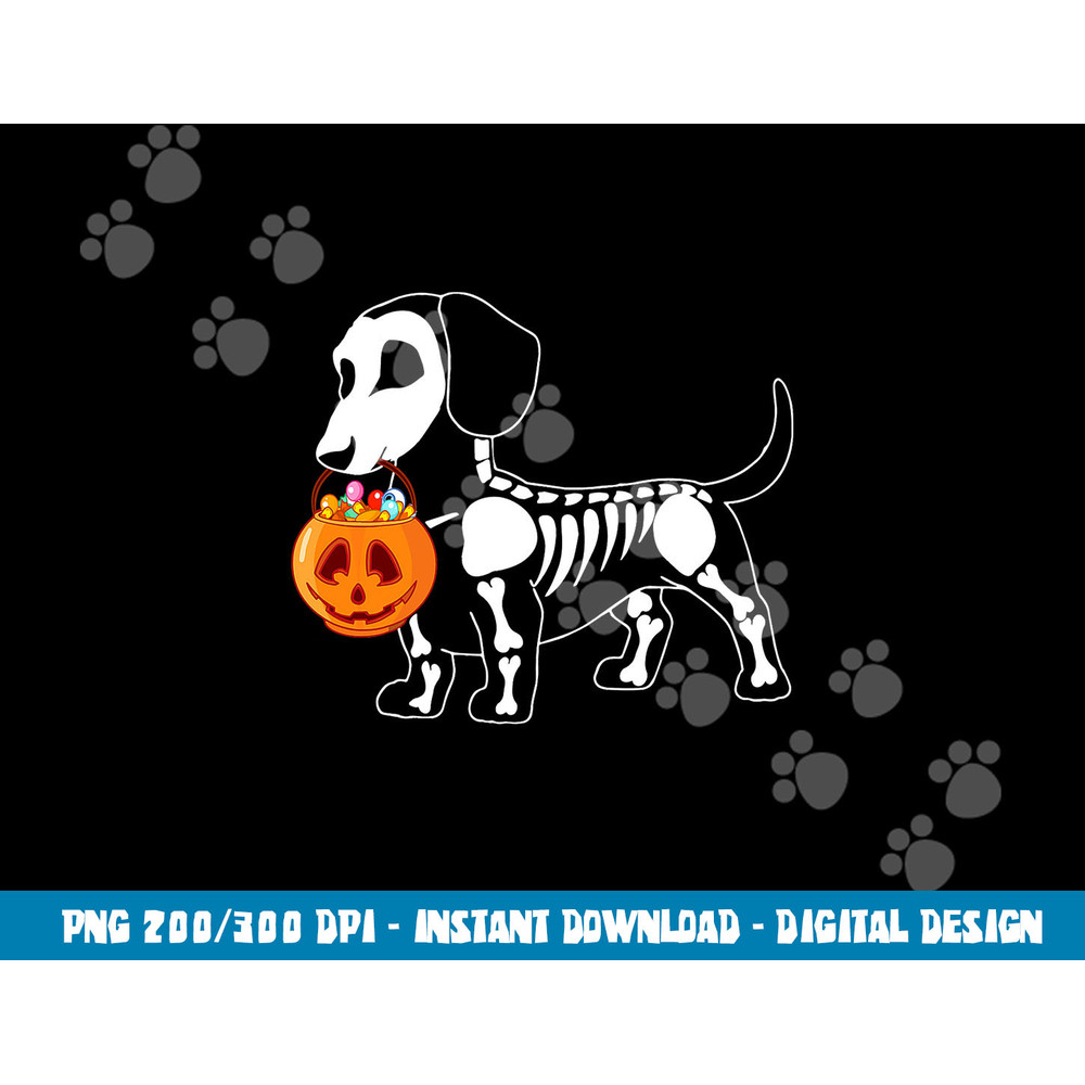 Dachshund Skeleton Halloween Happy Pumpkin  png,sublimation copy.jpg