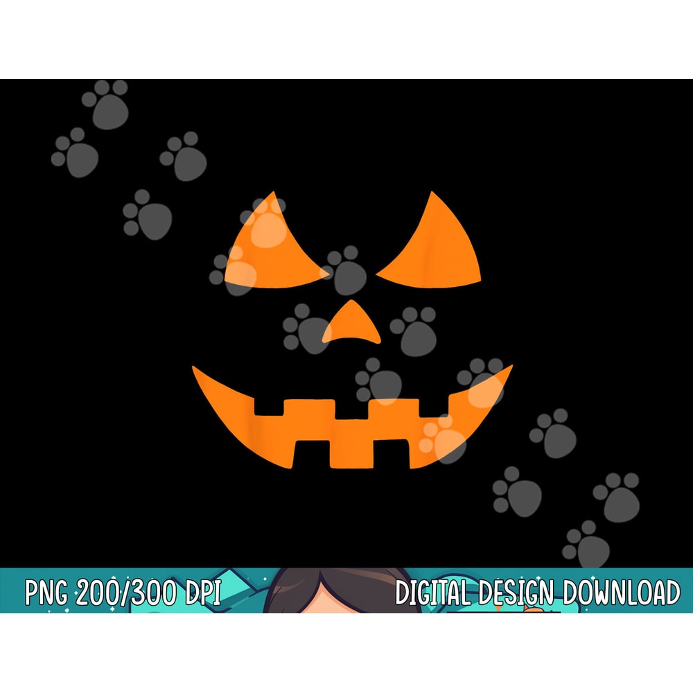 Jack O Lantern Scary Carved Pumpkin Face Halloween Costume png, sublimation copy.jpg