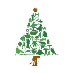 Star Wars Christams Tree Svg, Christmas Svg, Xmas Svg, Christmas Gift, Merry Christmas, Christmas Star Wars, Mandalorian