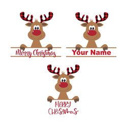 rodolph merry christmas svg, christmas svg, xmas svg, christmas gift, merry christmas, holidays svg, cute reindeer, chri