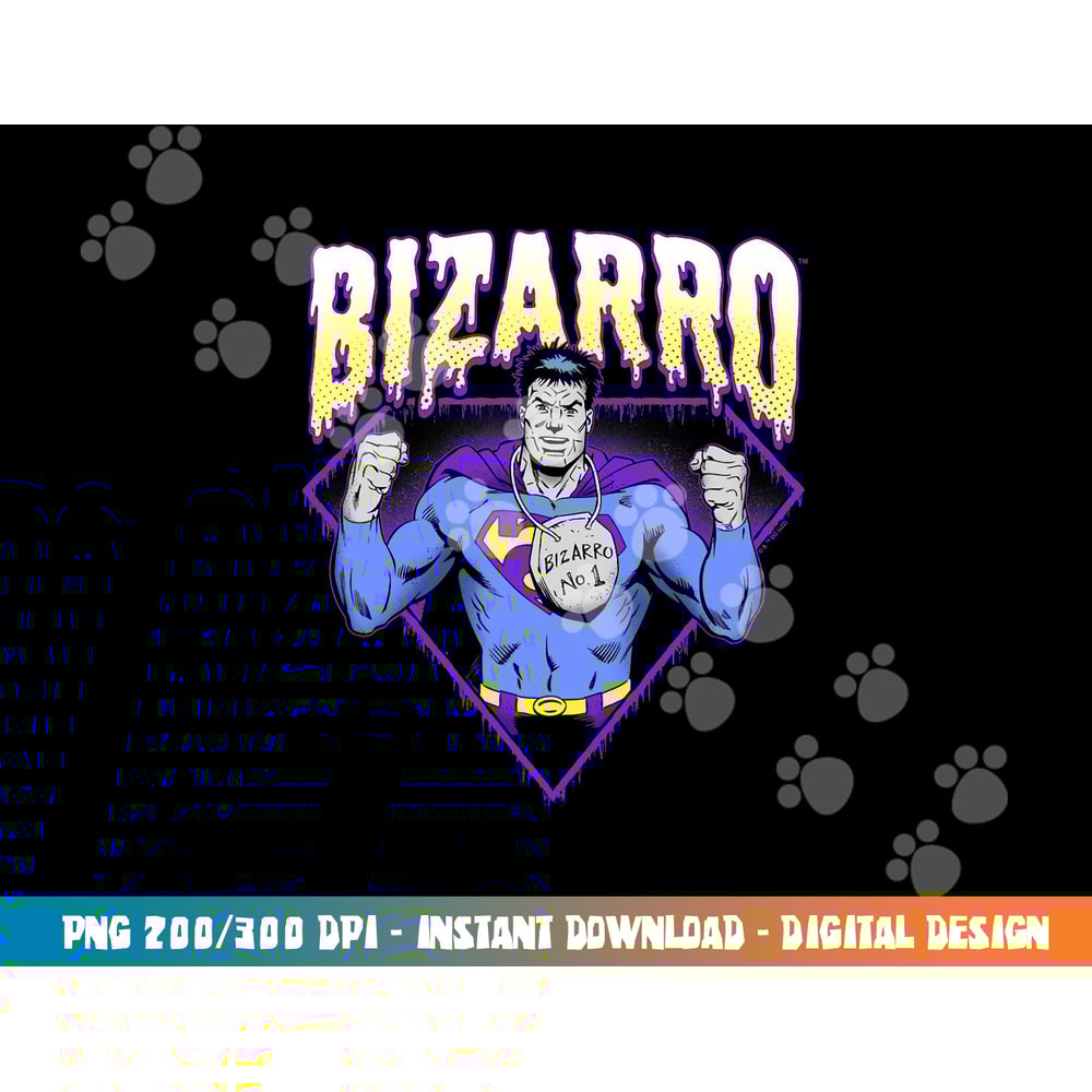 DC Comics Halloween Bizarro Purple Drip png,sublimation copy.jpg