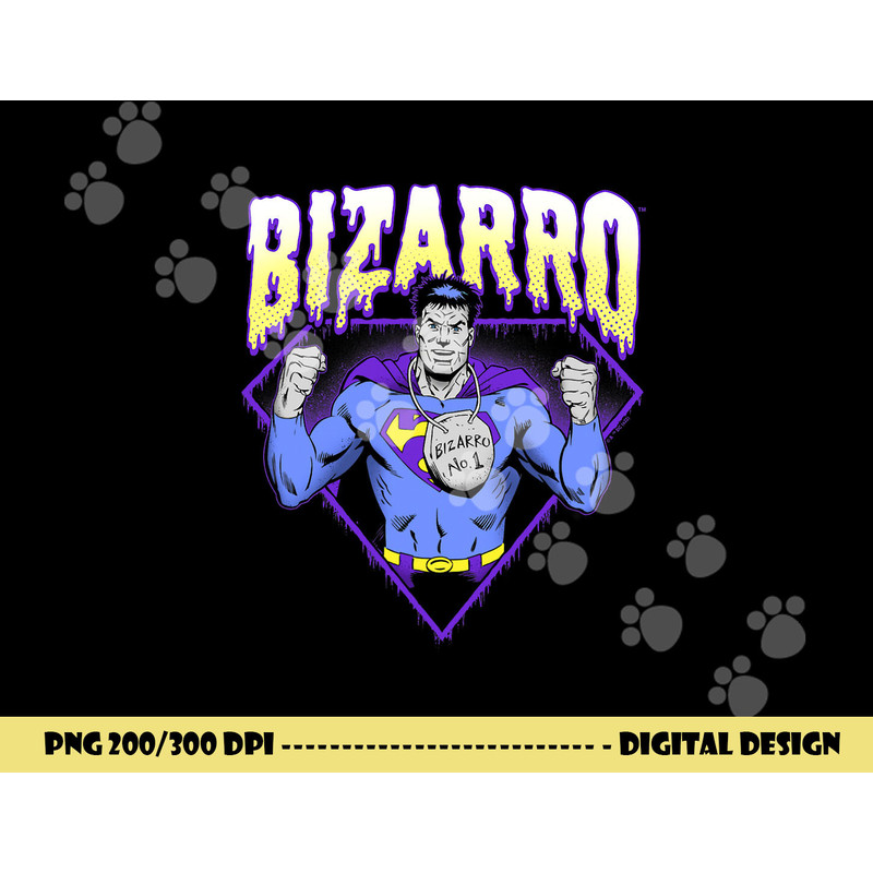 DC Comics Halloween Bizarro Purple Drip png,sublimation copy.jpg