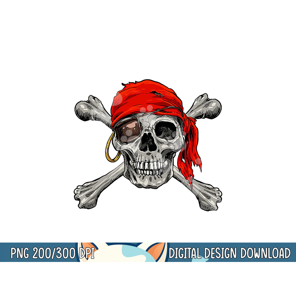 Jolly Roger Pirate Skull Crossbones Halloween Costume png, sublimation copy.jpg