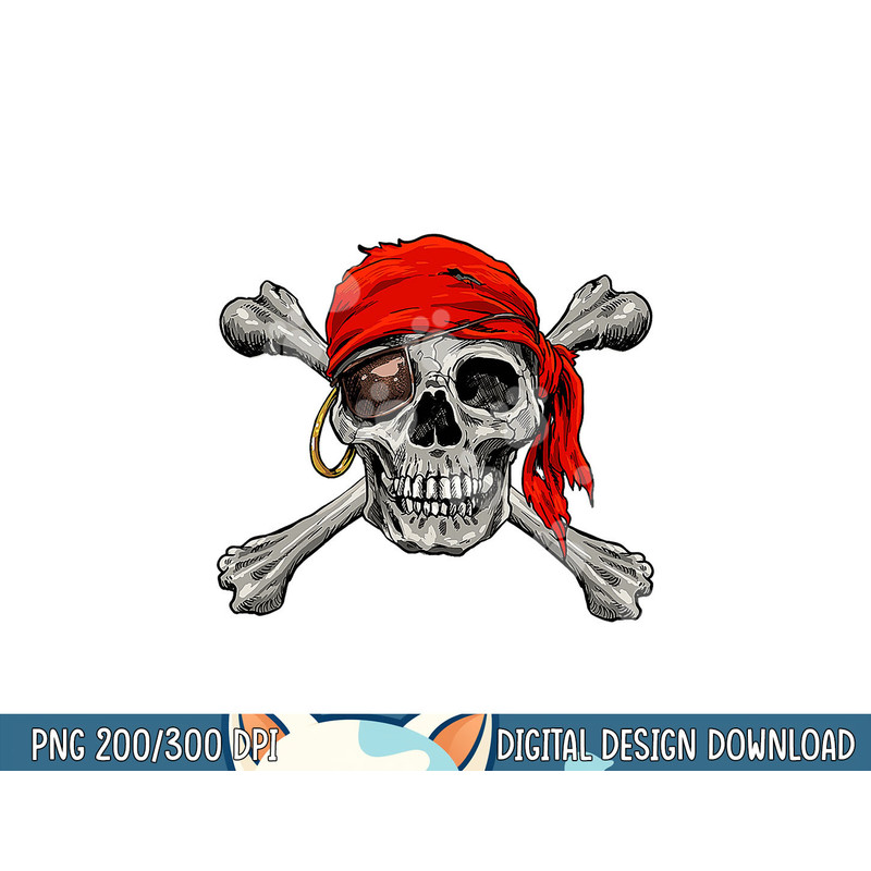 Jolly Roger Pirate Skull Crossbones Halloween Costume png, sublimation copy.jpg