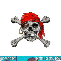 jolly roger pirate skull crossbones halloween costume png, sublimation copy