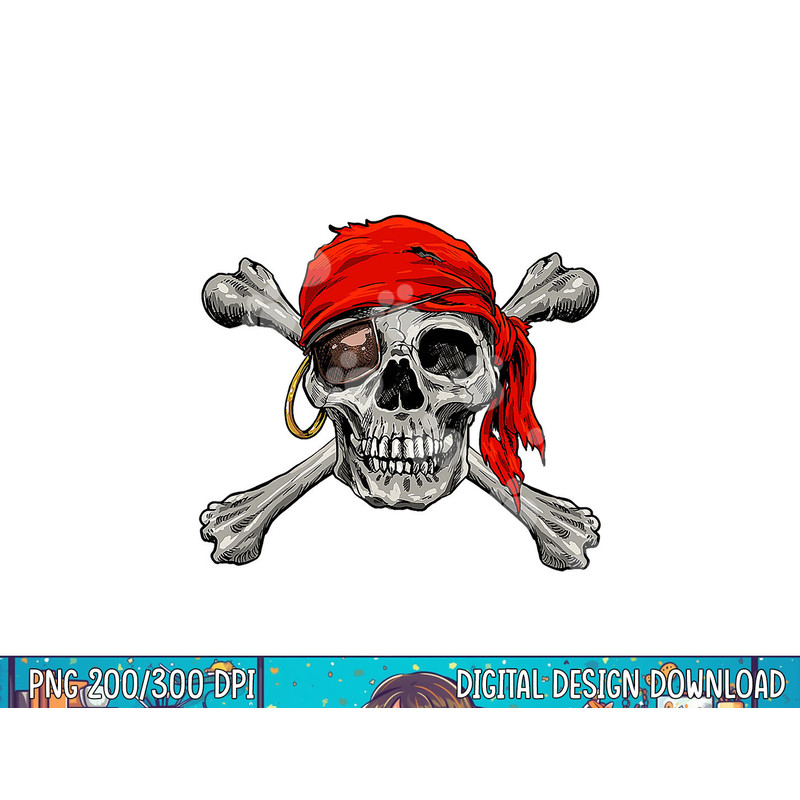 Jolly Roger Pirate Skull Crossbones Halloween Costume png, sublimation copy.jpg