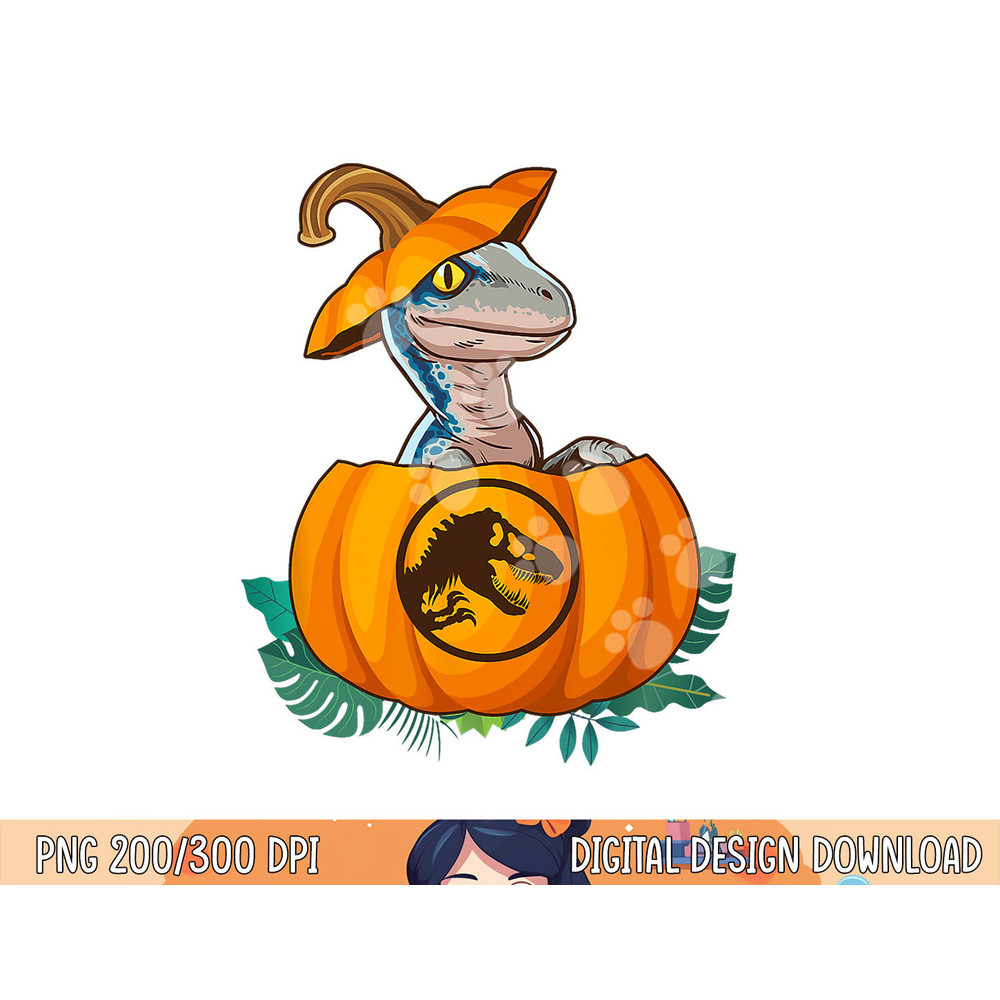 Jurassic World Halloween Dinosaur Pumpkin Logo png, sublimation copy.jpg