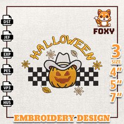 pumpkin horror halloween, scary pumpkin embroidery design, pumpkin face embroidery machine design, pumpkin halloween fil