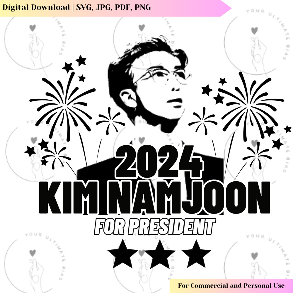 BTS Kim Namjoon 2024 Vector RM SVG Kpop Design - 1.jpg