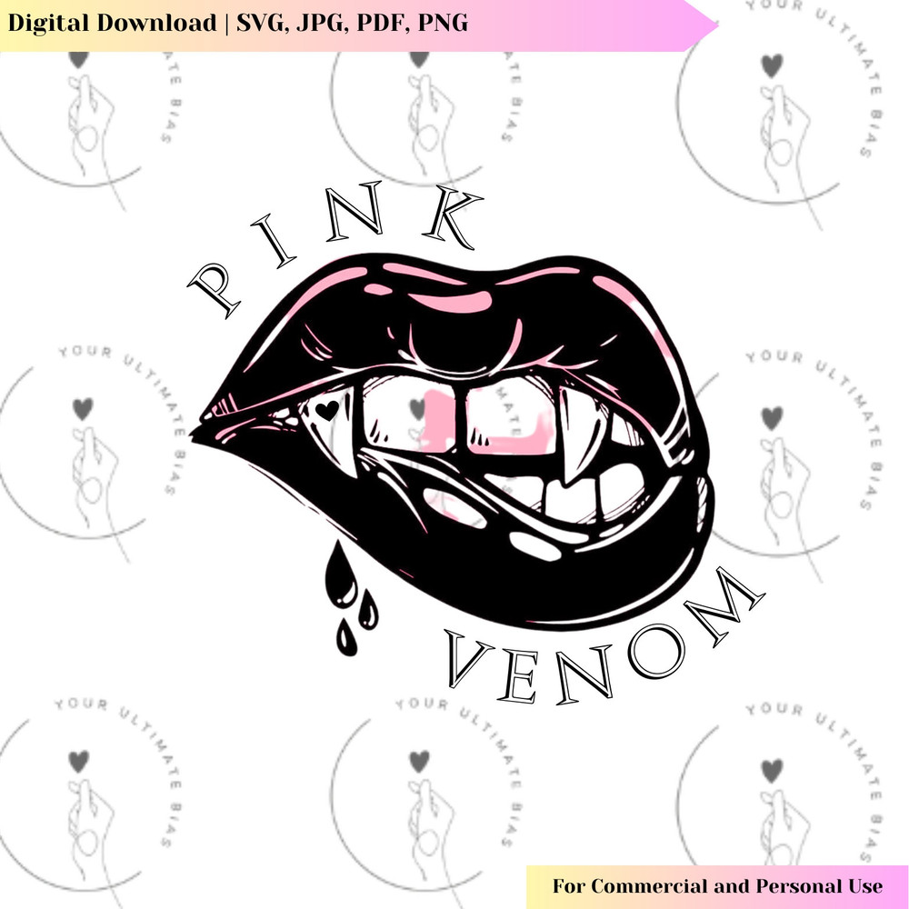 Pink Venom Vector BlackPink SVG Kpop Design - 1.jpg