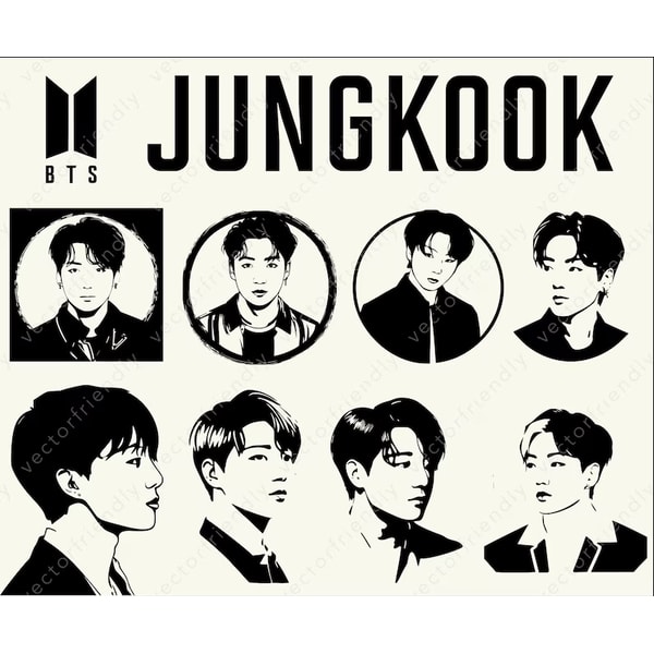 BTS Jungkook SVG Jungkook SVG Bundle Jungkook Stencil Svg Inspire bts-jungkook-svg-jungkook-svg-bundle-jungkook-stencil-svg-inspire