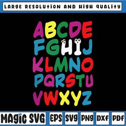 back to school svg, hi alphabet pre k kindergarten svg, first grade svg, funny school svg, first day of school svg png