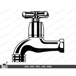faucet svg faucet clip art vector faucet clipart faucet cricut faucet cut file faucet silhouette faucet water svg dxf ep