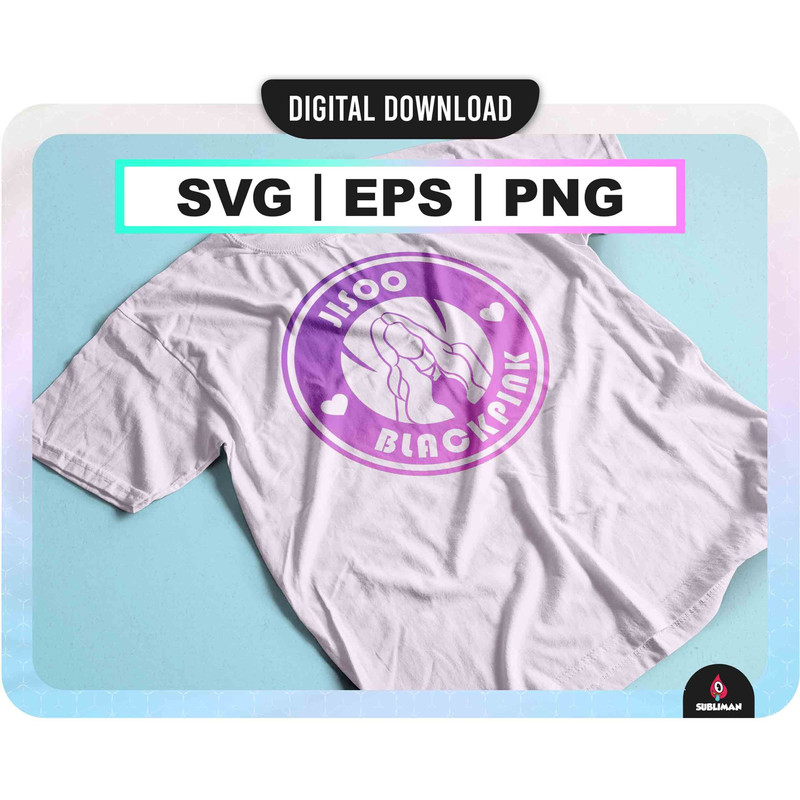 Blackpink member  SVG, PNG  Kpop Star EPS  BlackPink printable decal  Vector files for Cricut - 2.jpg