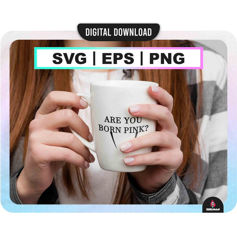 Blackpink Born Pink Svg Kpop Star PNG World Tour Born Pink camiseta Archivos vectoriales para Cricut - 4.jpg