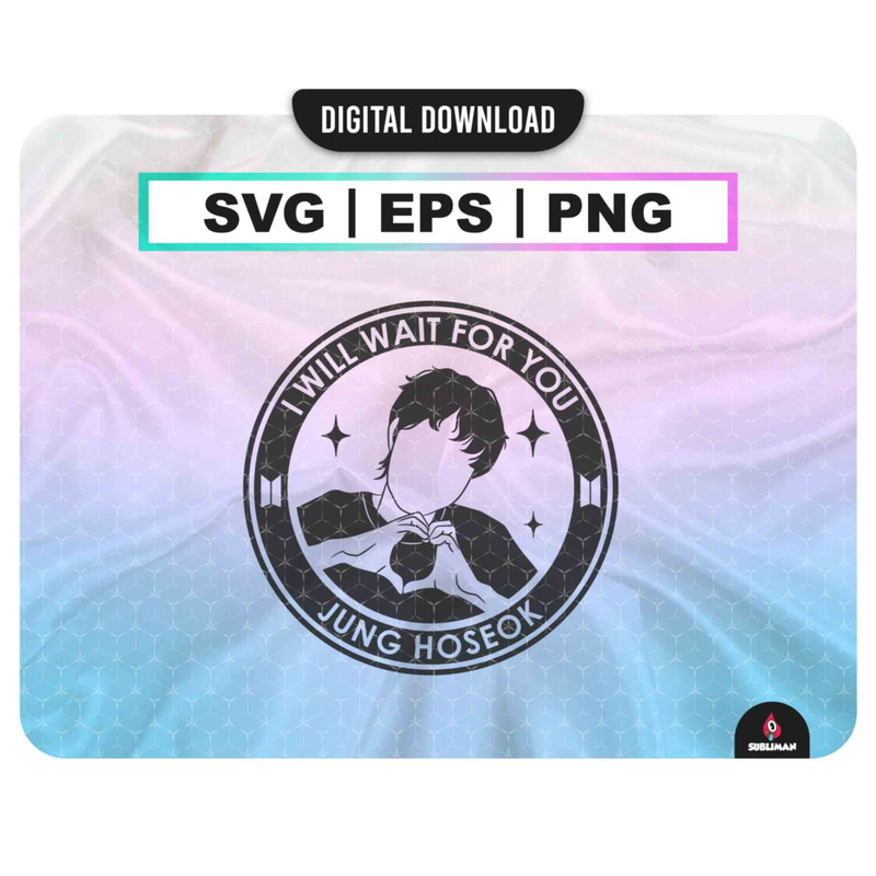 BTS jhope svg Kpop Star PNG BTS jung hoseok printable decal Vector files for Cricut - 1.jpg