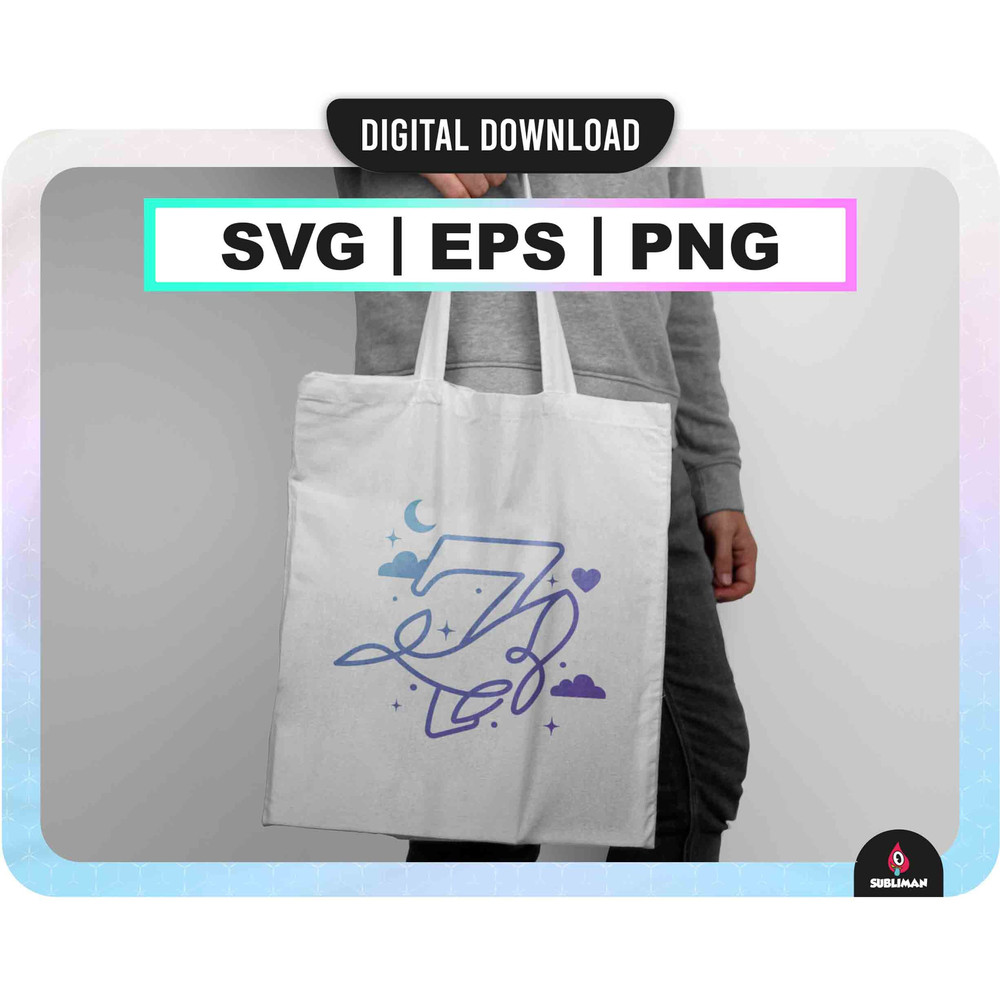 BTS Whale Svg Kpop Star PNG BTS seven printable decal Vector files for Cricut - 2.jpg