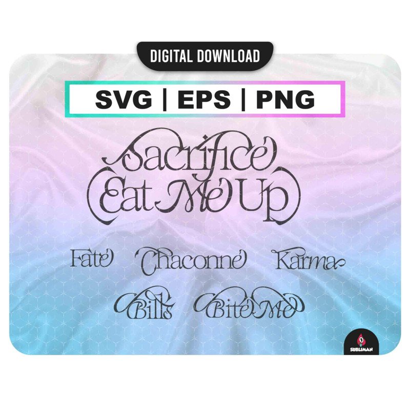 Dark Blood Enhypen Tracklist SVG enhypen group kpop PNG enhypen EPS K-pop svg vector files for Cricut - 1.jpg