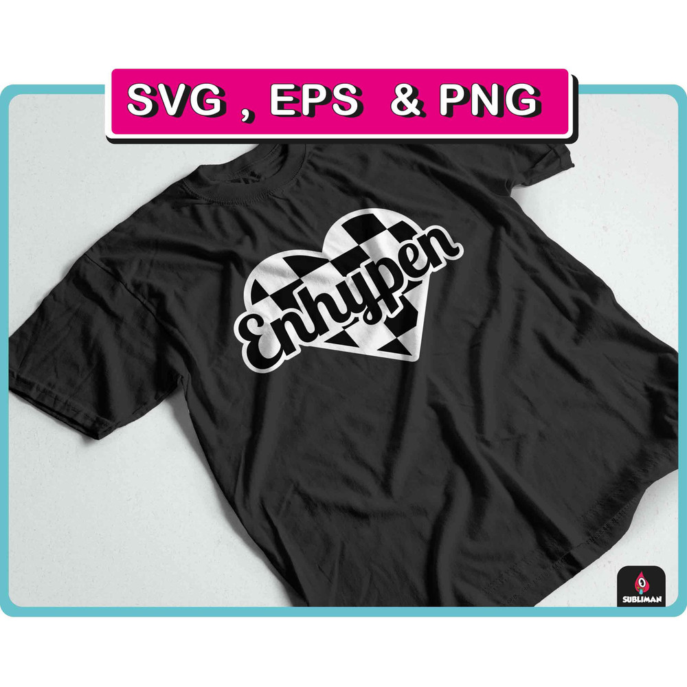 Enhypen Member Svg  Kpop Star Png   Engene Lightstick Stickers  vector files for Cricut - 2.jpg
