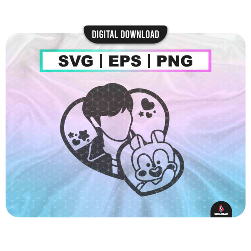 j-hope, mang BT21 svg jung hoseok bts Kpop Star PNG BTS members printable decal Vector files for Cricut - 1.jpg
