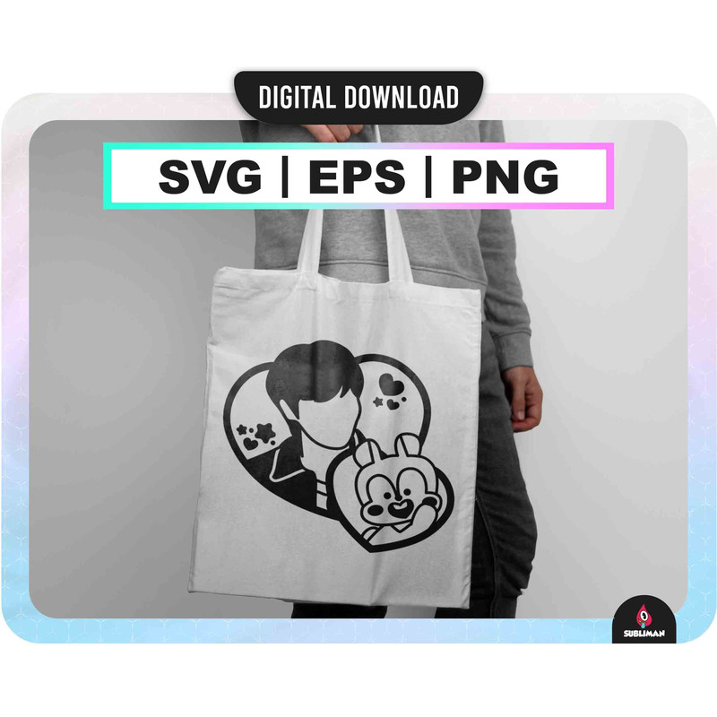 j-hope, mang BT21 svg jung hoseok bts Kpop Star PNG BTS members printable decal Vector files for Cricut - 2.jpg